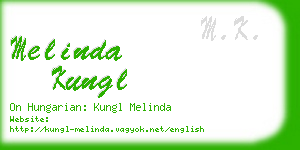 melinda kungl business card